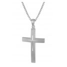 trendor 60705 Silber Kreuz mit Kette