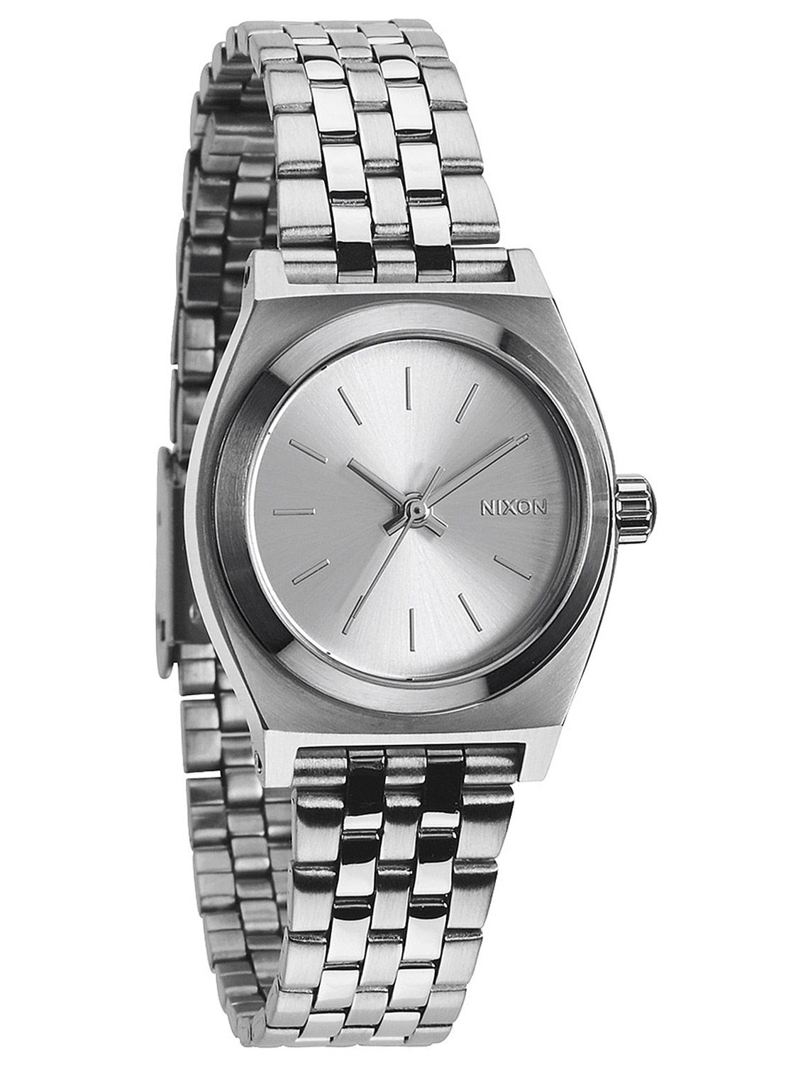 ... Nixon Women's Watches A399 1920 Small Time Teller Silver Ladies Watch